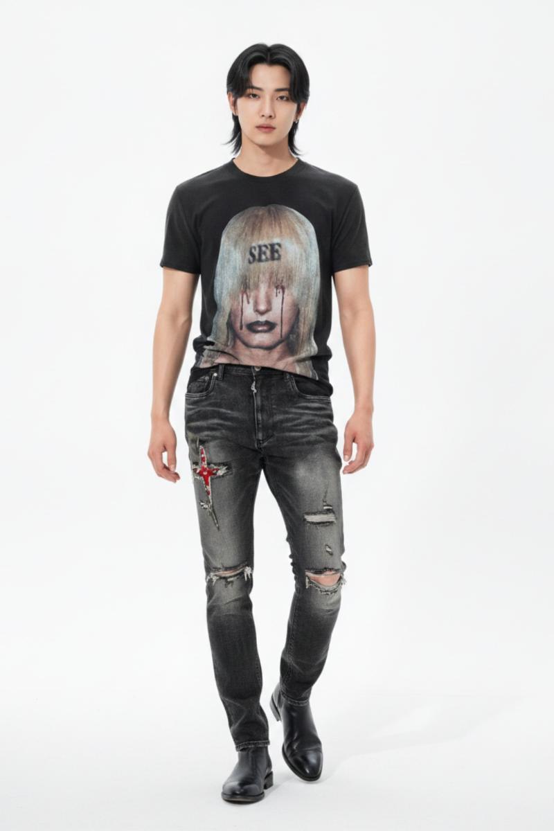 Graphic Print Tee  na2603