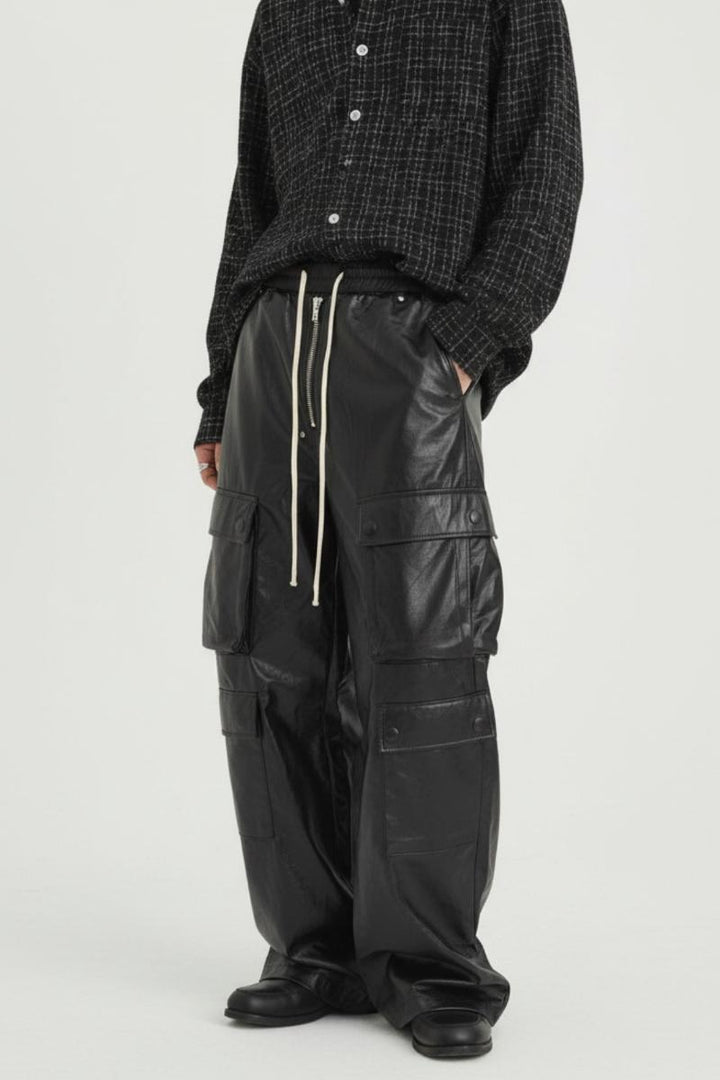 Shiny Cargo Pants  na2506