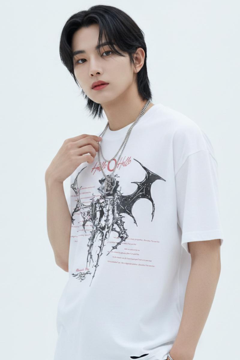 Ripped T-shirt  na2606