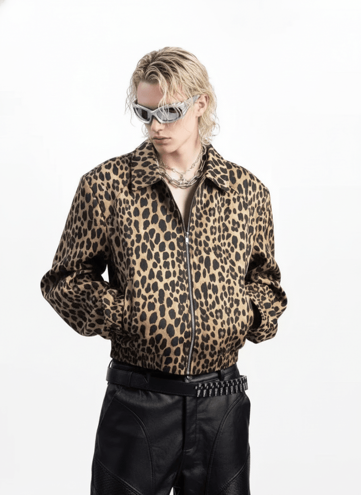 [PLAN1ONE] Jacquard Short Jacket na1695