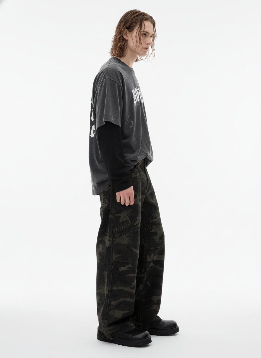 [Nanostudio] Dark Ops Wide Pants na2223 