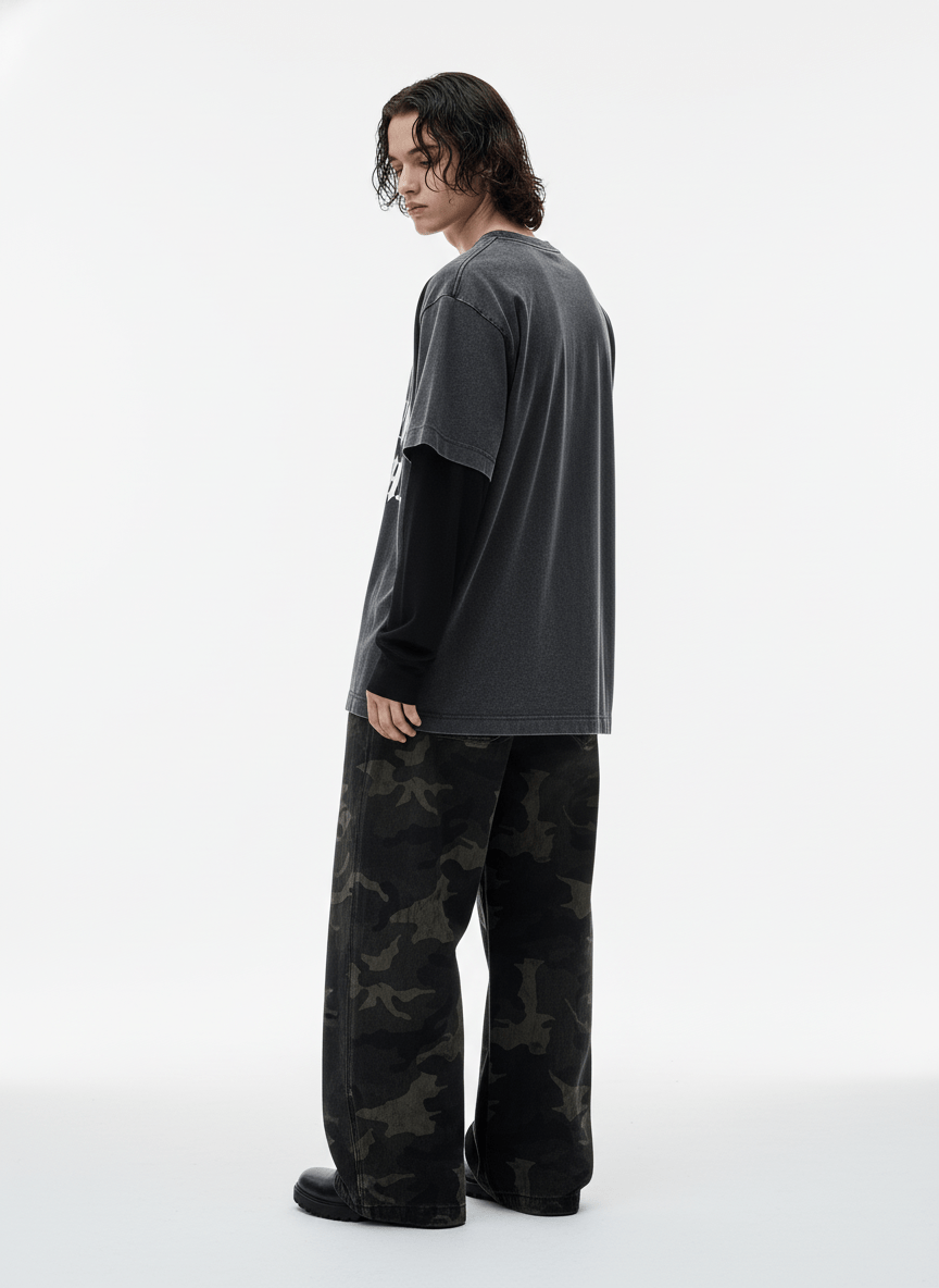 [Nanostudio] Dark Ops Wide Pants na2223 