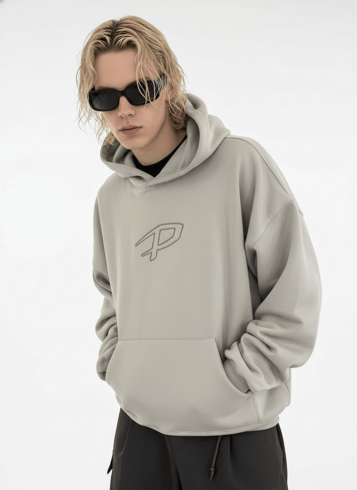 [PeopleStyle] Brand letters personalized printing hooded na787