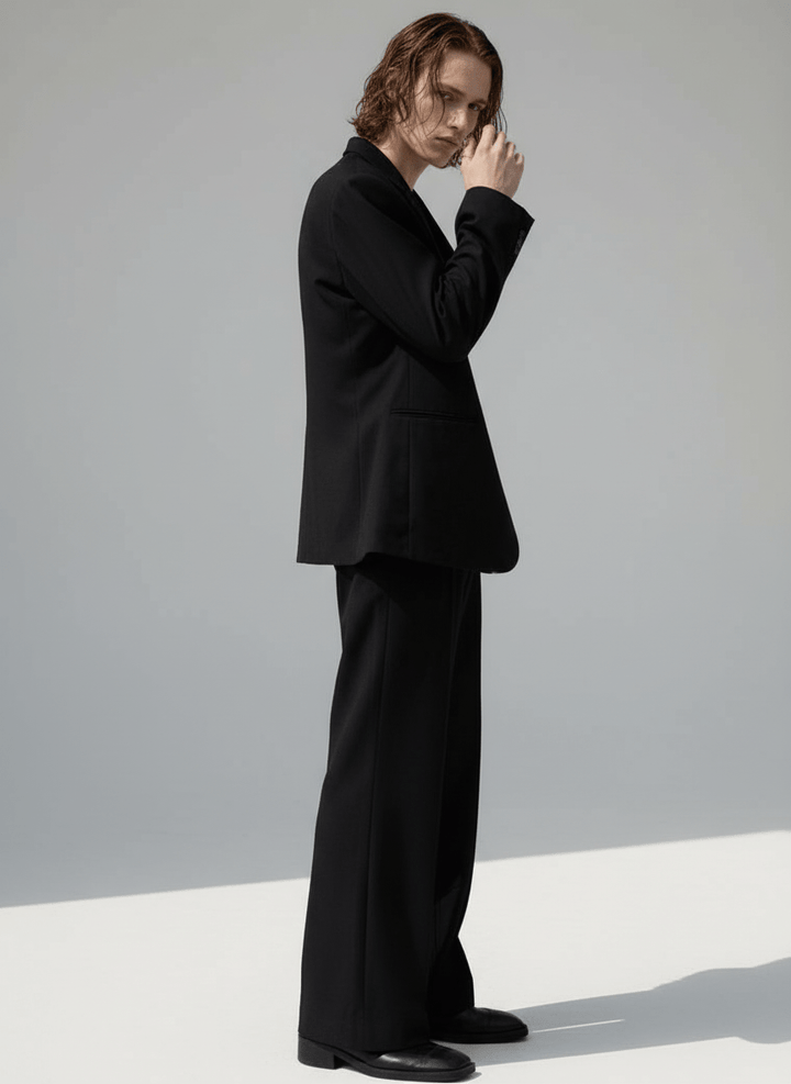 [David&amp;me] Loose Silhouette Flare Slacks na31