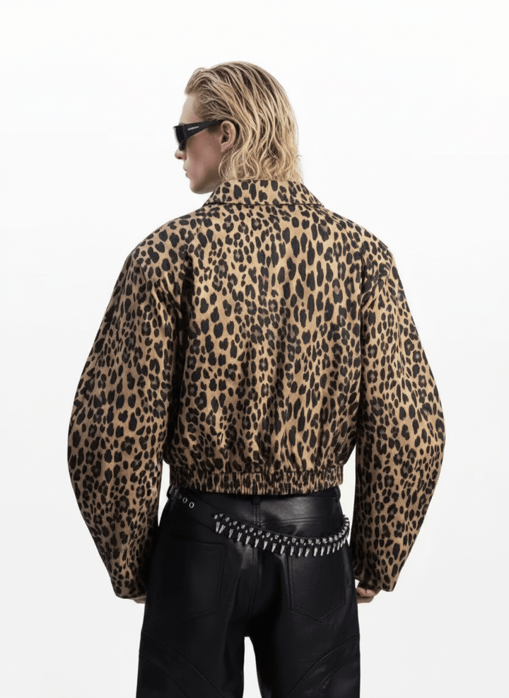 [PLAN1ONE] Jacquard Short Jacket na1695