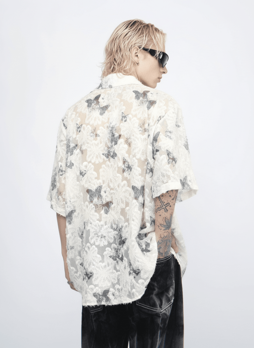 [Mz] butterfly design shirt na1265