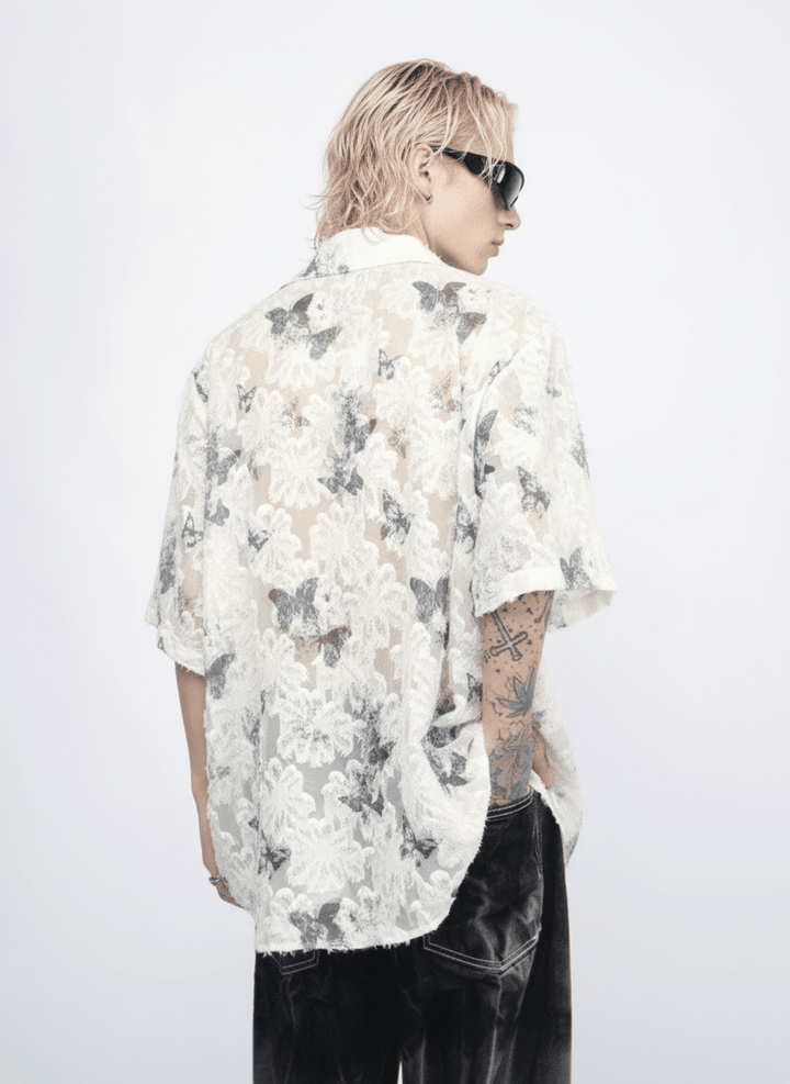 [Mz] butterfly design shirt na1265