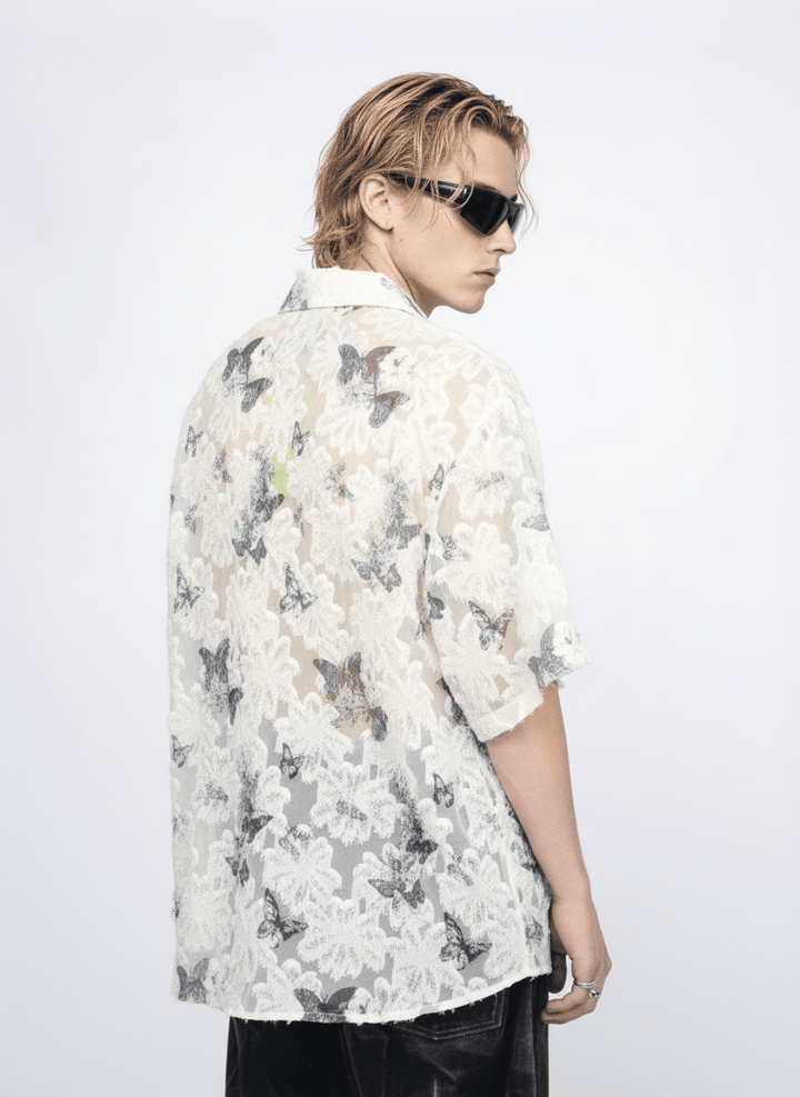 [Mz] butterfly design shirt na1265