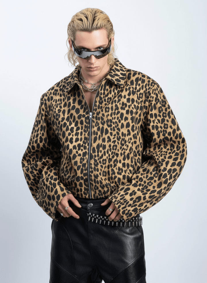 [PLAN1ONE] Jacquard Short Jacket na1695