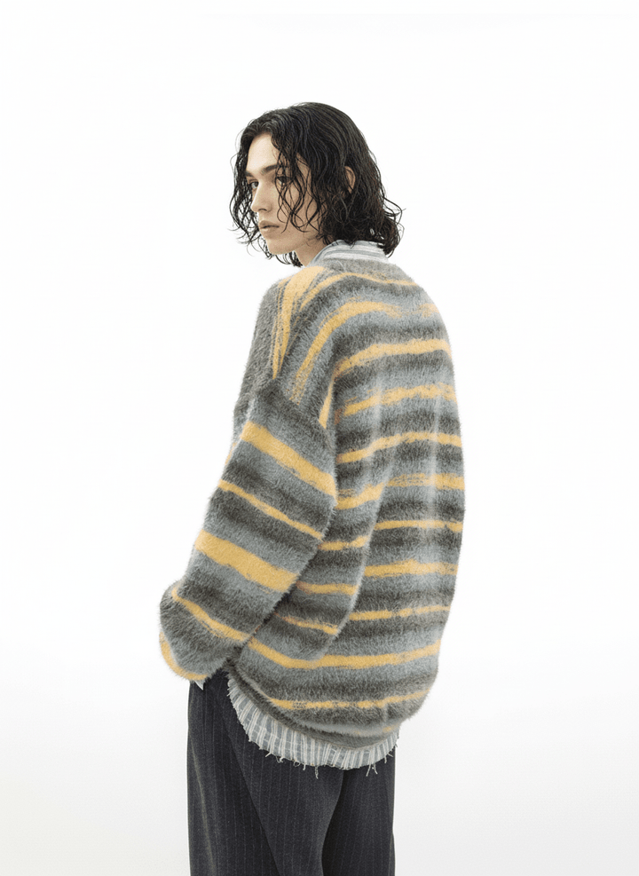 [MRNEARLY] mink hair cardigan na973