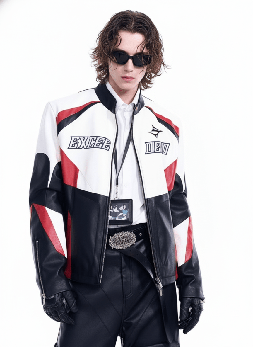 STARTEXCEEDEND】leather jacket na1613 – Nanostudio