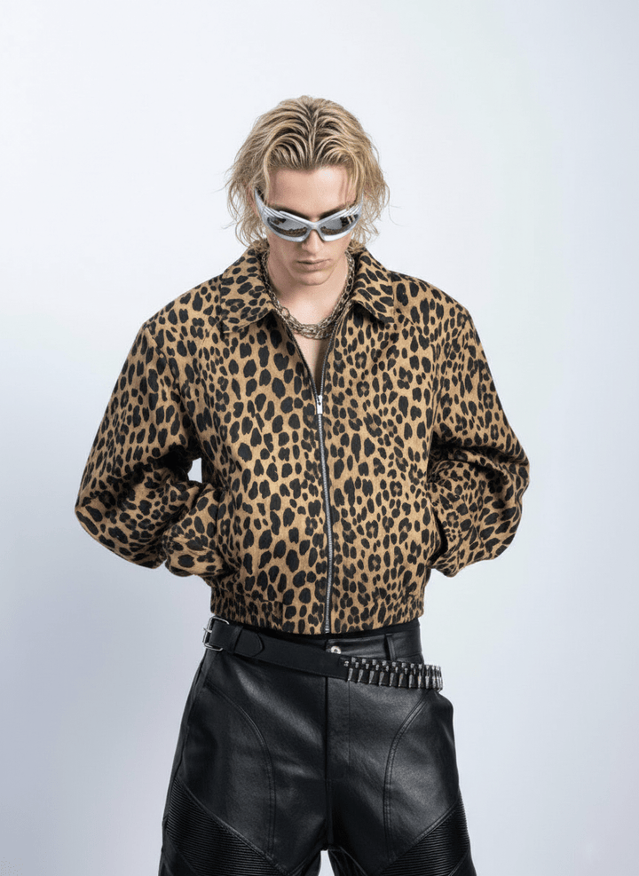 [PLAN1ONE] Jacquard Short Jacket na1695