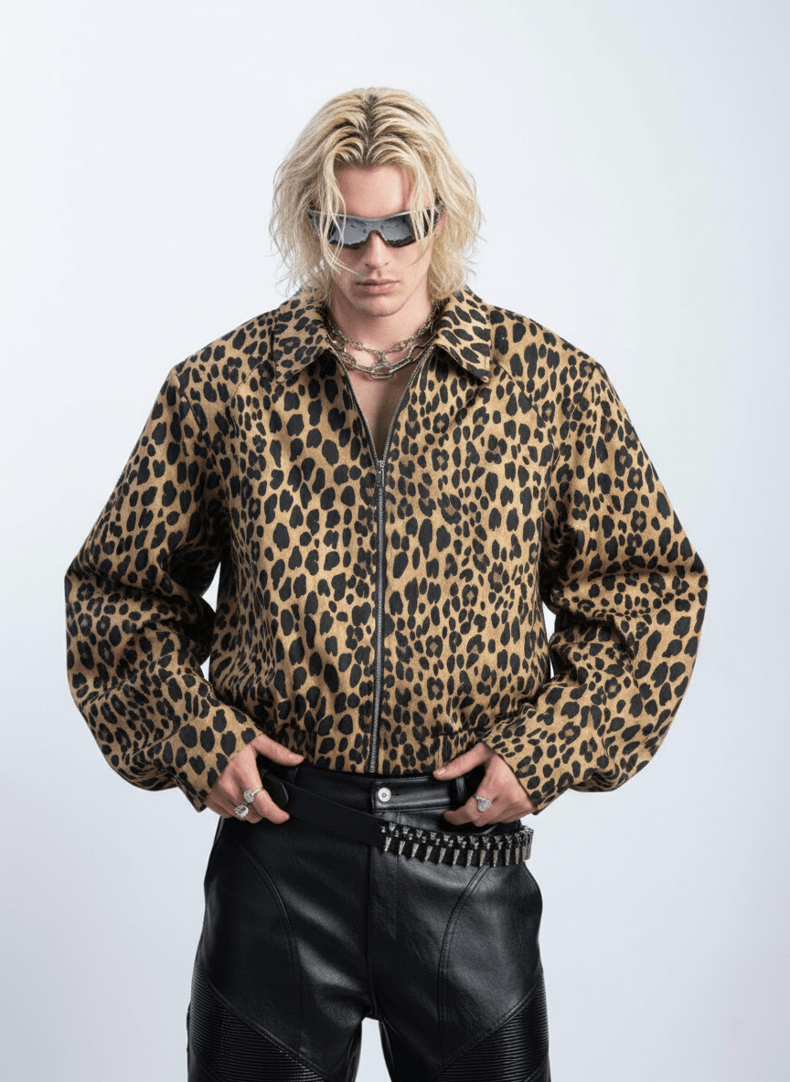 [PLAN1ONE] Jacquard Short Jacket na1695