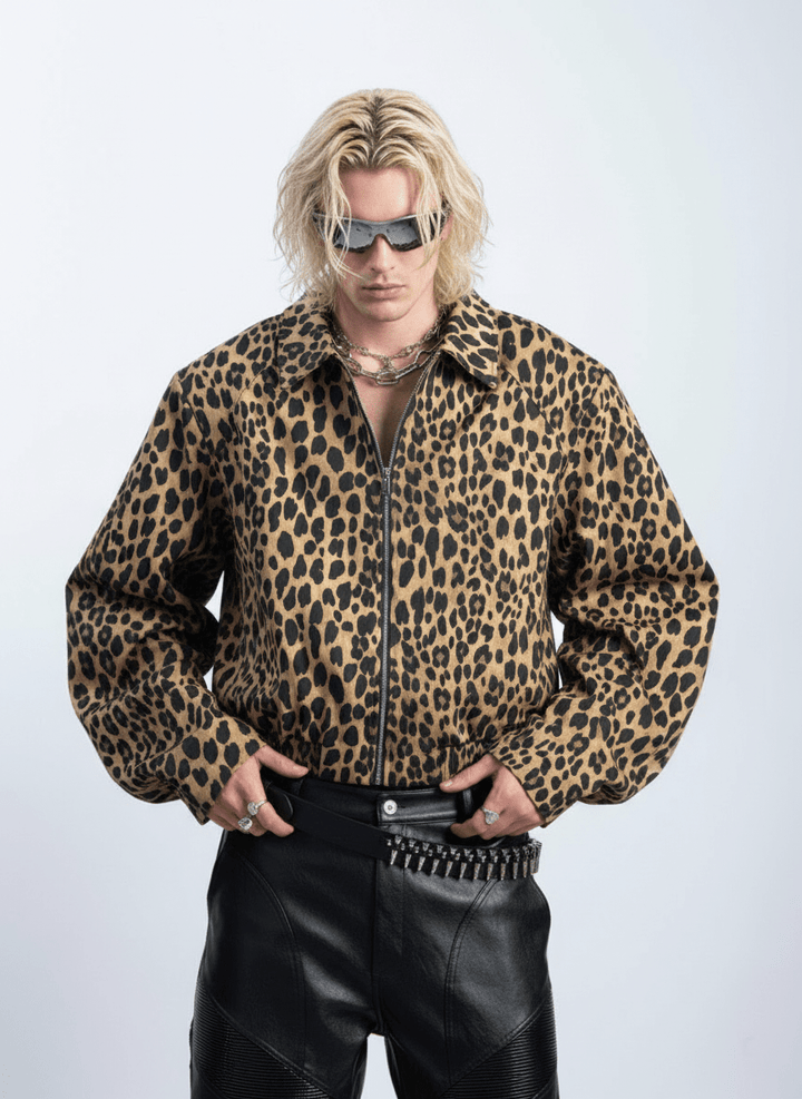 [PLAN1ONE] Jacquard Short Jacket na1695