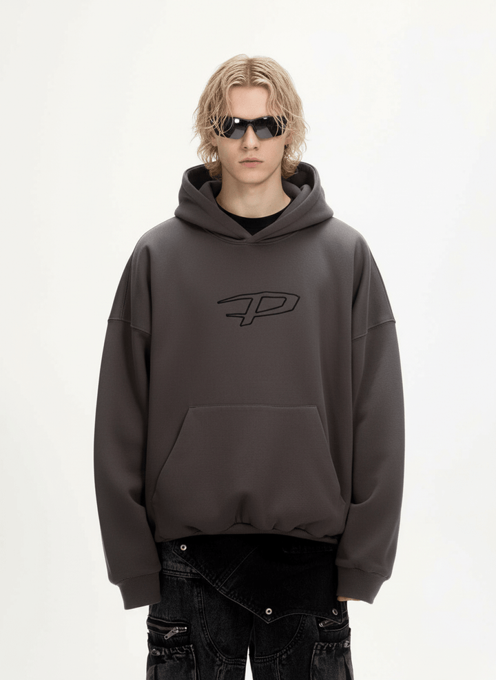 [PeopleStyle] Brand letters personalized printing hooded na787