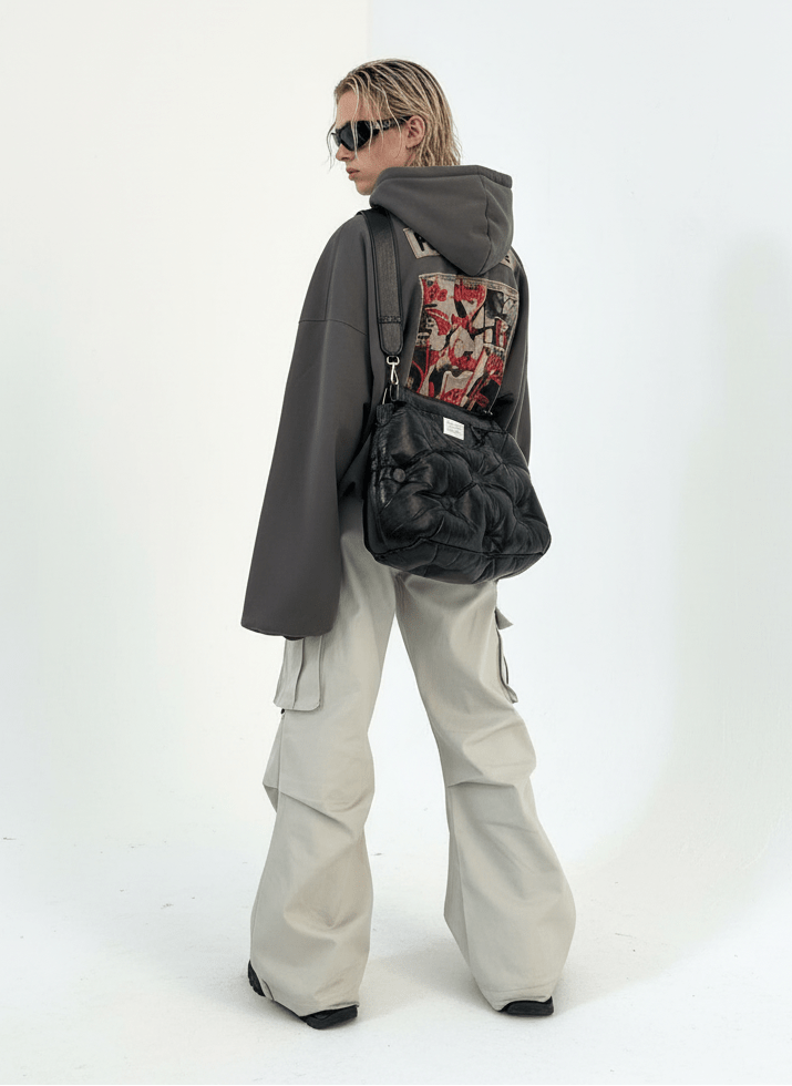 [PeopleStyle] Brand letters personalized printing hooded na787