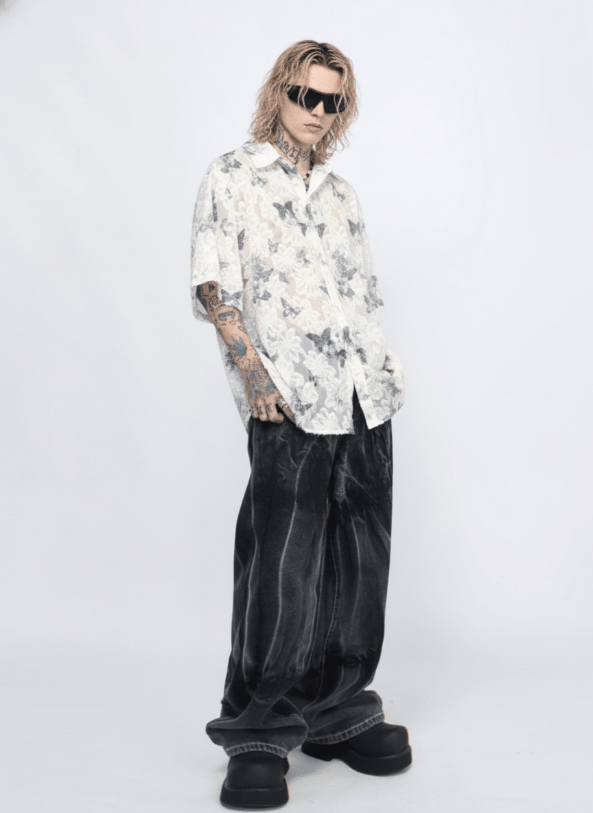 [Mz] butterfly design shirt na1265