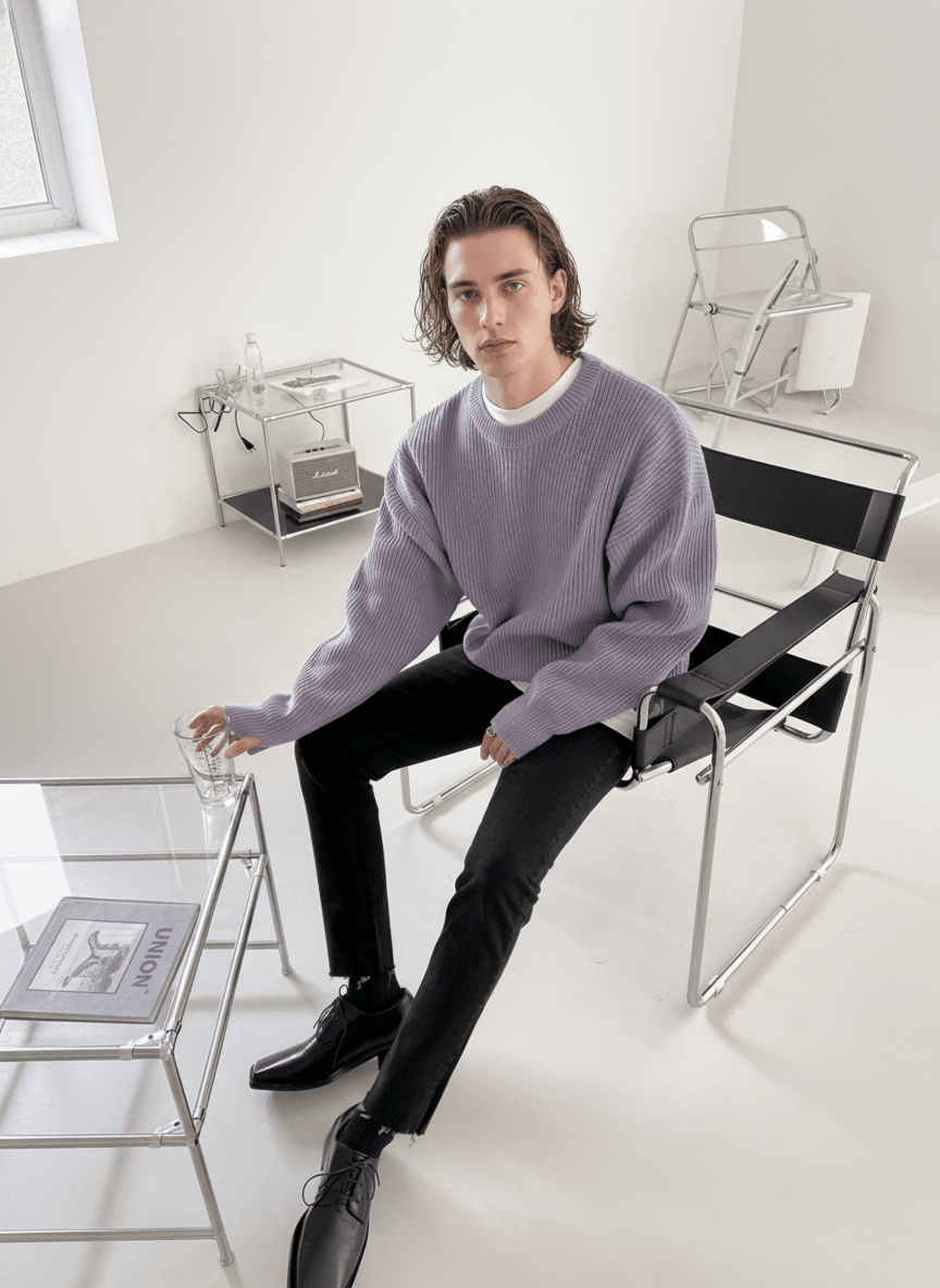 [MRCYC] 캐주얼 루즈 니트 na625 