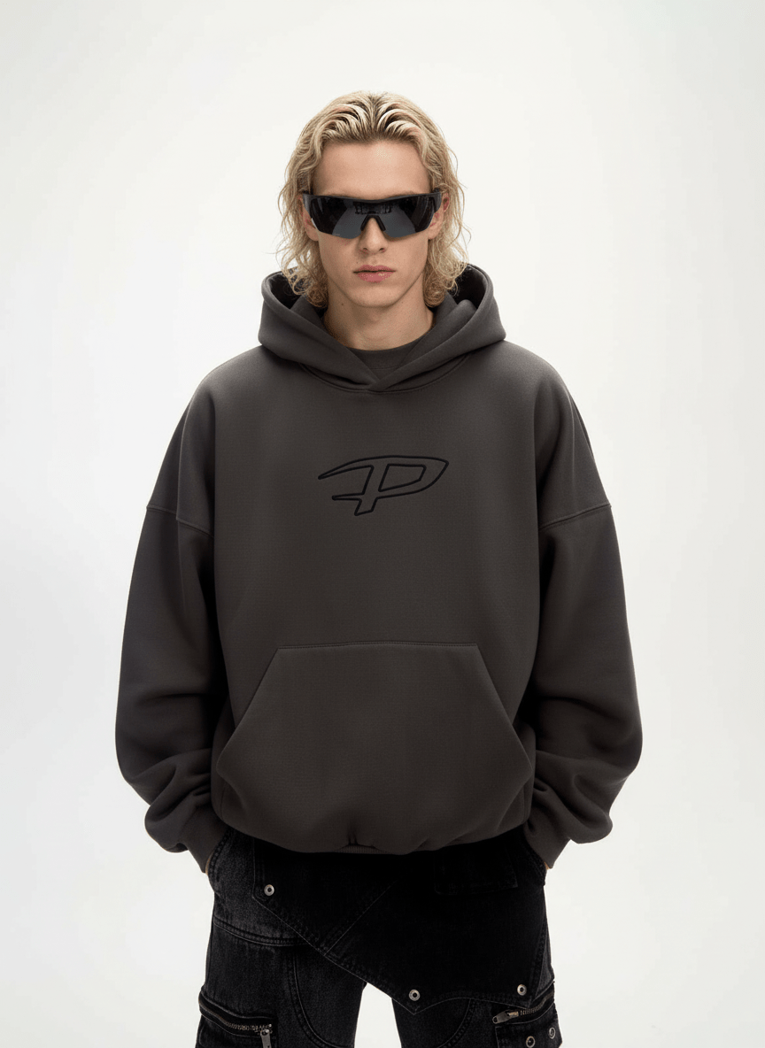 [PeopleStyle] Brand letters personalized printing hooded na787