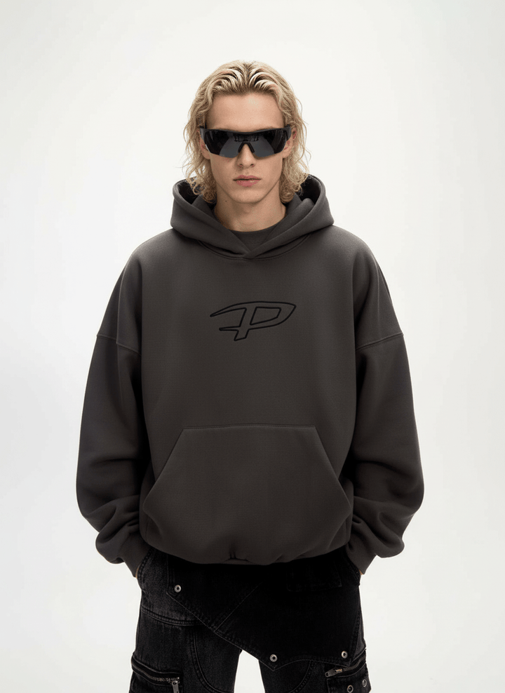 [PeopleStyle] Brand letters personalized printing hooded na787