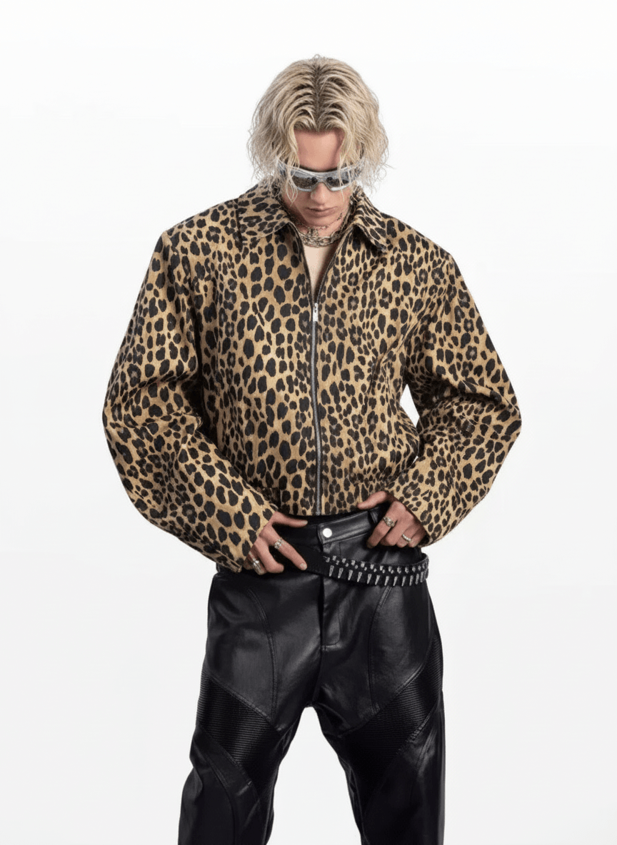 [PLAN1ONE] Jacquard Short Jacket na1695