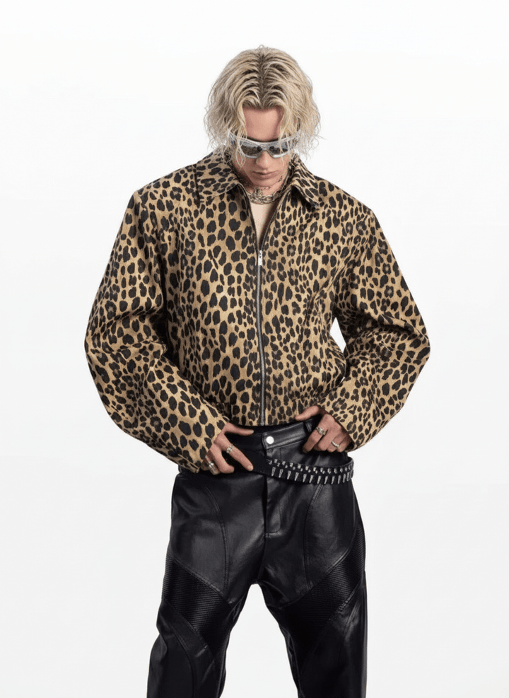 [PLAN1ONE] Jacquard Short Jacket na1695