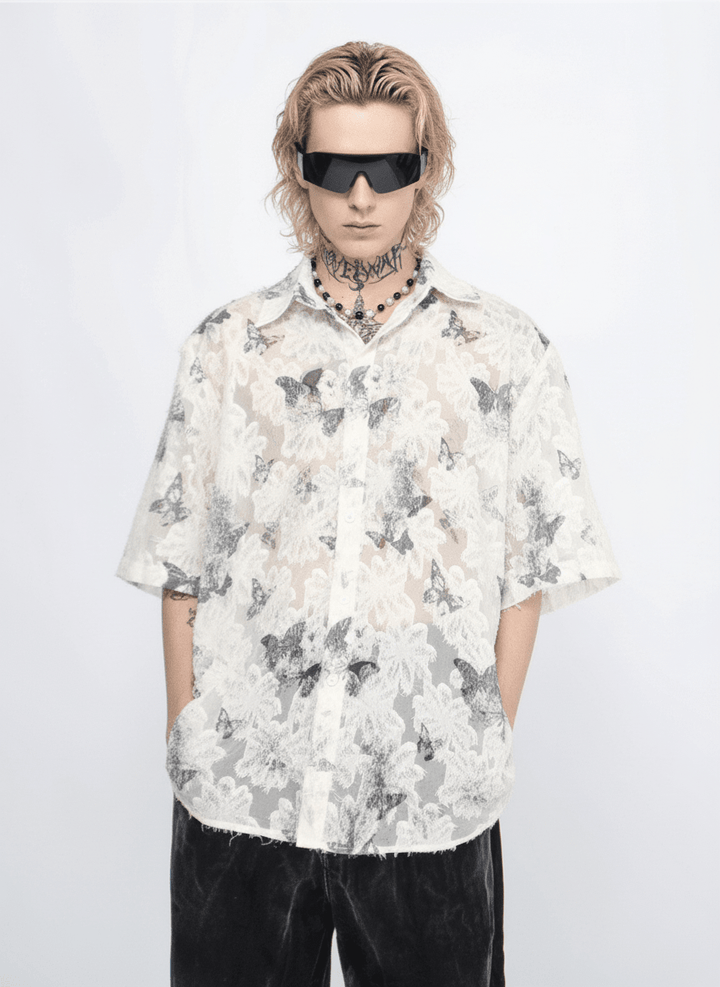 [Mz] butterfly design shirt na1265