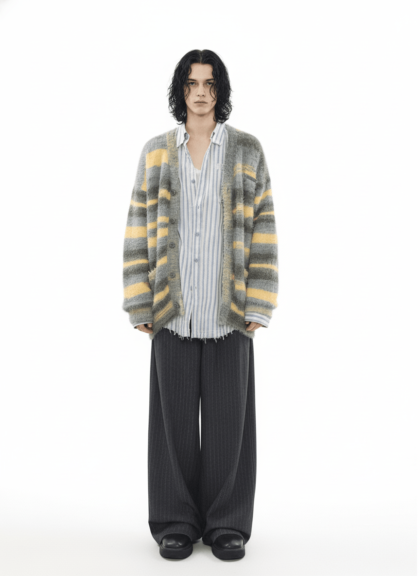 [MRNEARLY] mink hair cardigan na973