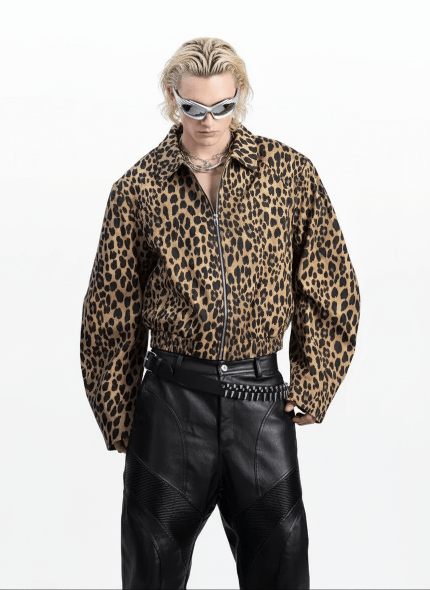 [PLAN1ONE] Jacquard Short Jacket na1695