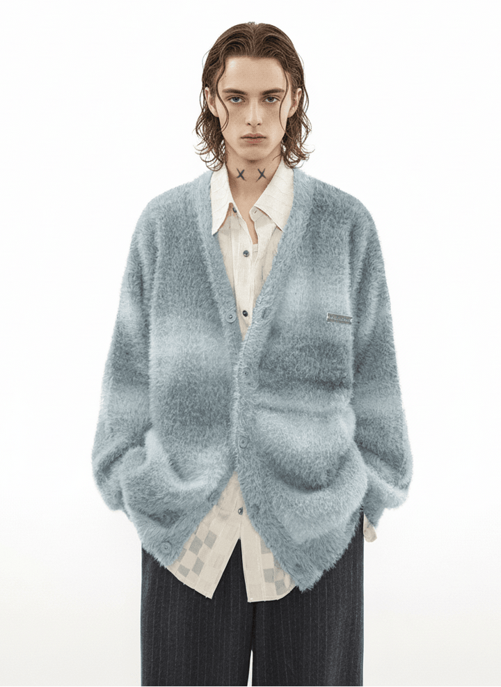 [MRNEARLY] mink hair cardigan na973