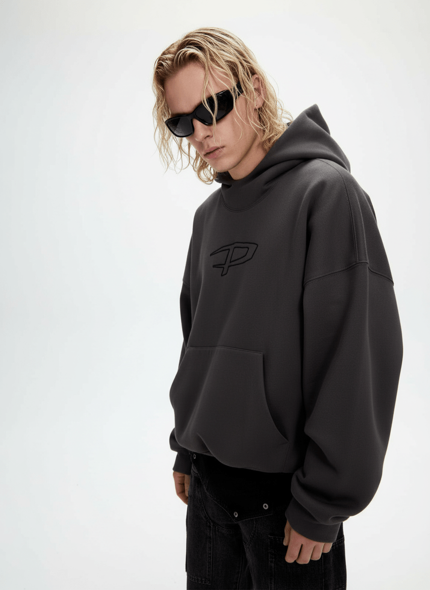 [PeopleStyle] Brand letters personalized printing hooded na787