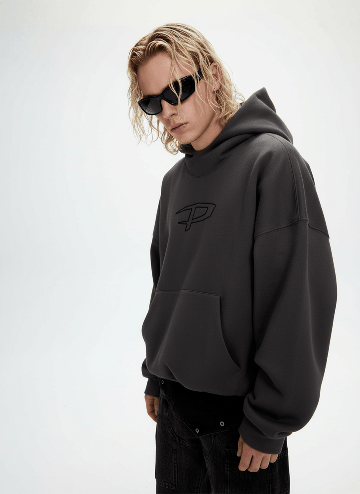 [PeopleStyle] Brand letters personalized printing hooded na787