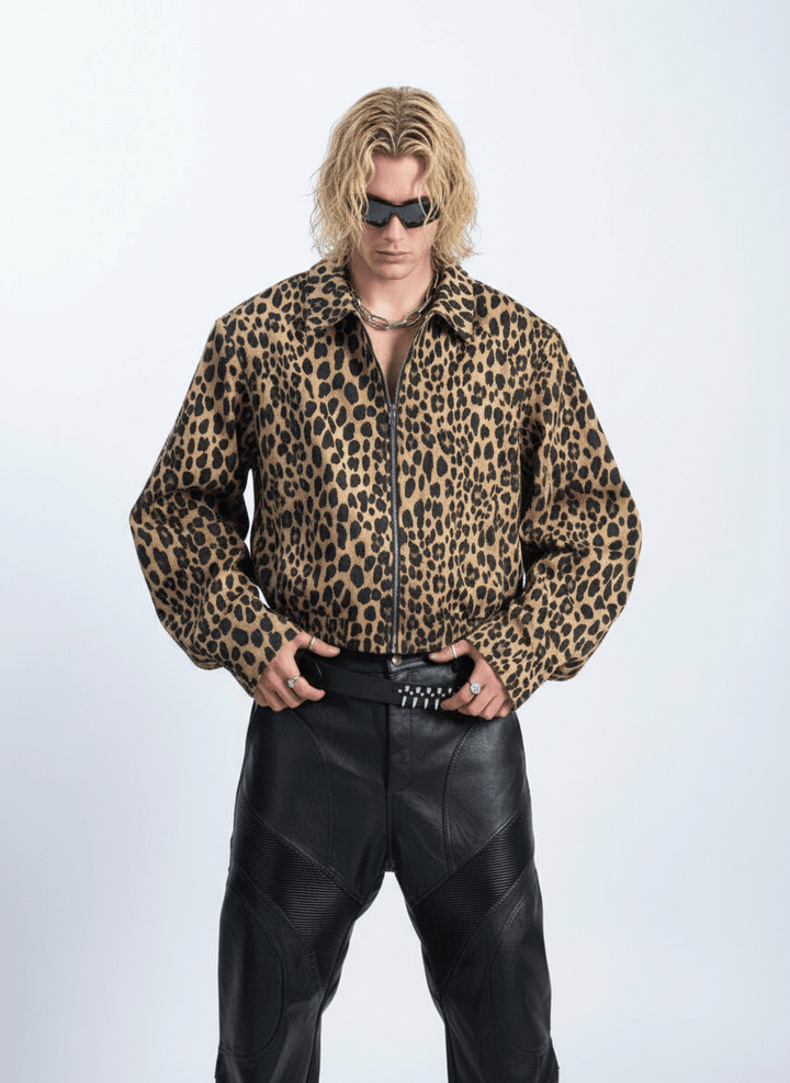 [PLAN1ONE] Jacquard Short Jacket na1695