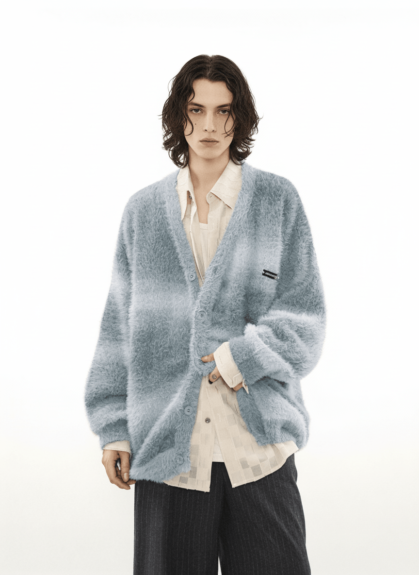 [MRNEARLY] mink hair cardigan na973