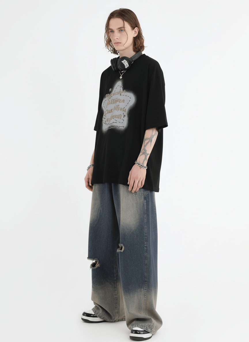 [INSstudios] American cut wash jeans na699 