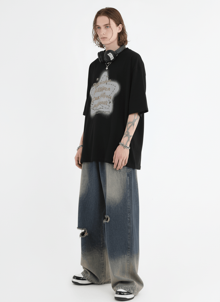 [INSstudios] American cut wash jeans na699 