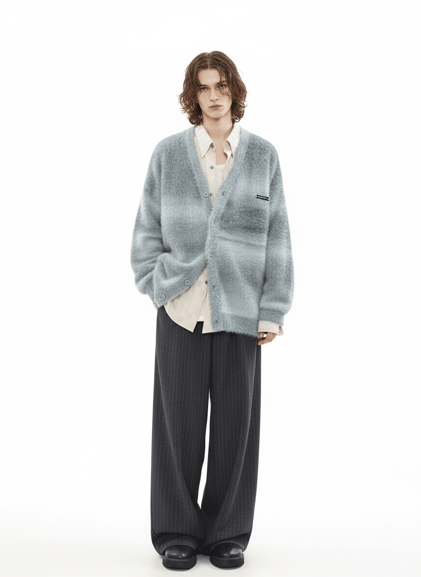 [MRNEARLY] mink hair cardigan na973