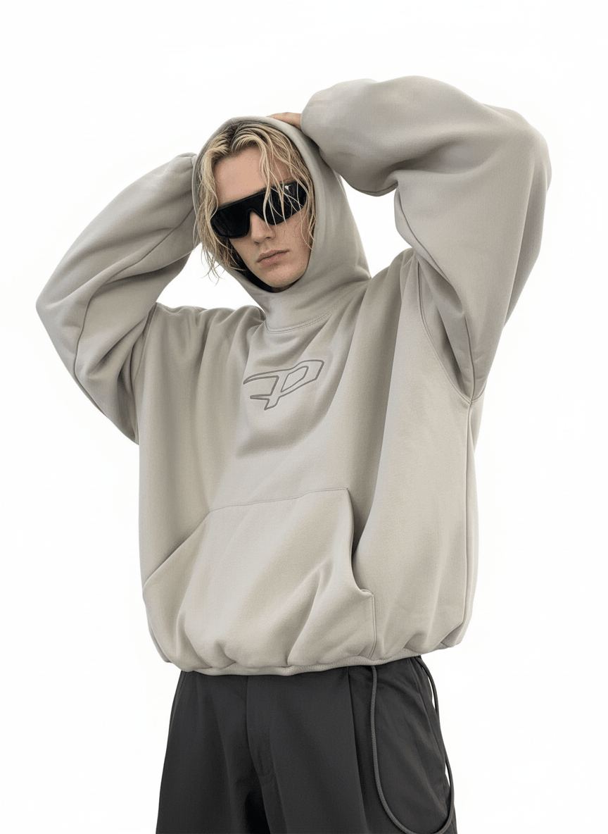 [PeopleStyle] Brand letters personalized printing hooded na787