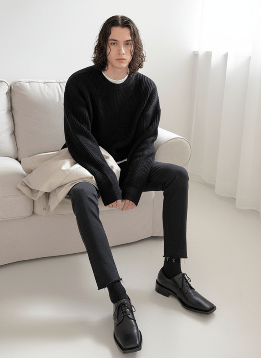 [MRCYC] 캐주얼 루즈 니트 na625 