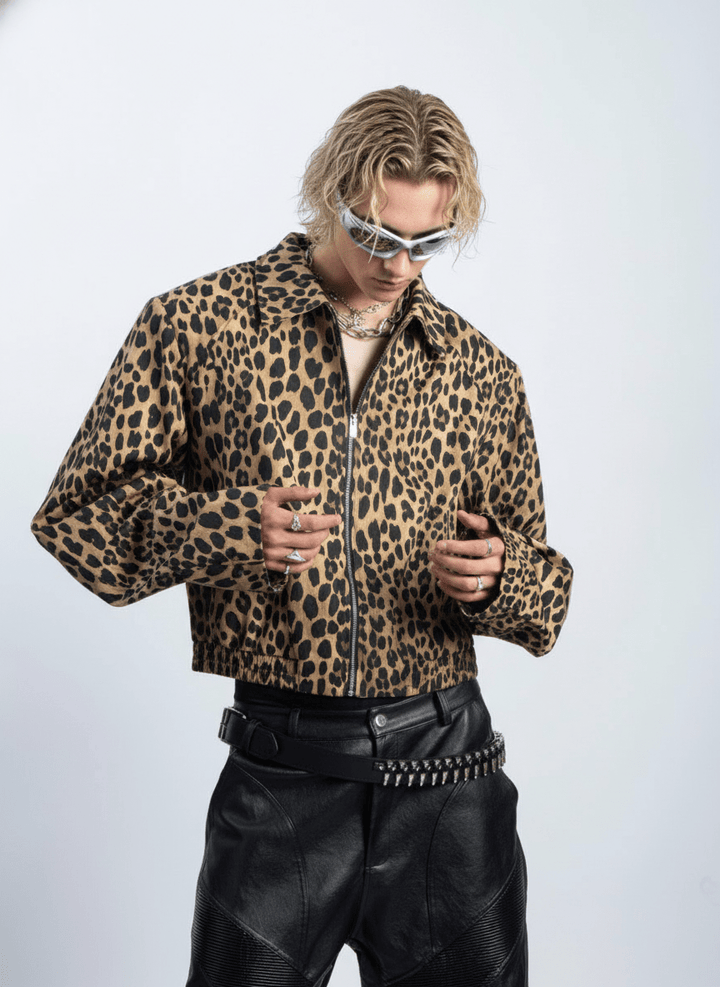 [PLAN1ONE] Jacquard Short Jacket na1695