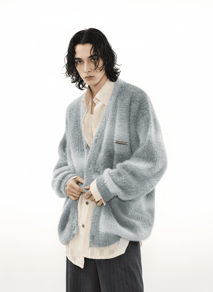 [MRNEARLY] mink hair cardigan na973