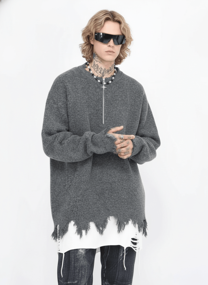 [Mz] high street half-zipper na1552