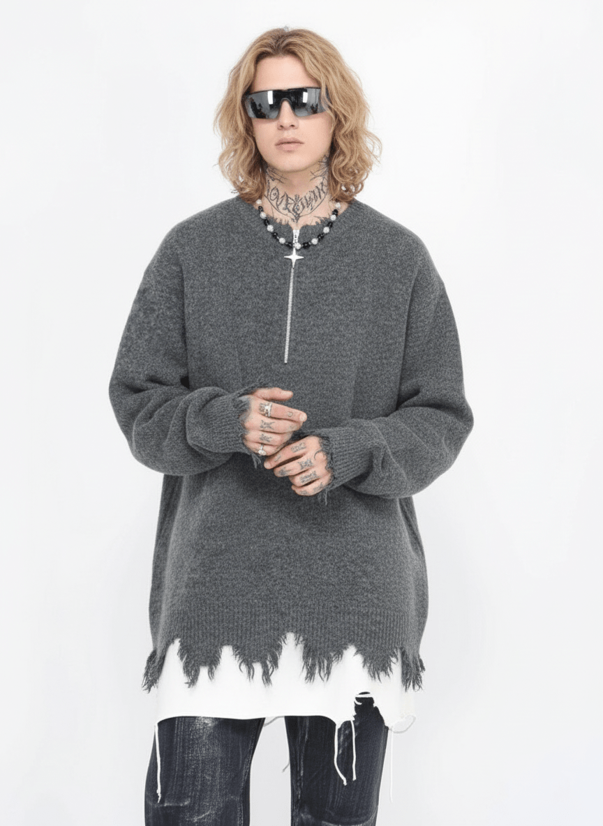 [Mz] high street half-zipper na1552