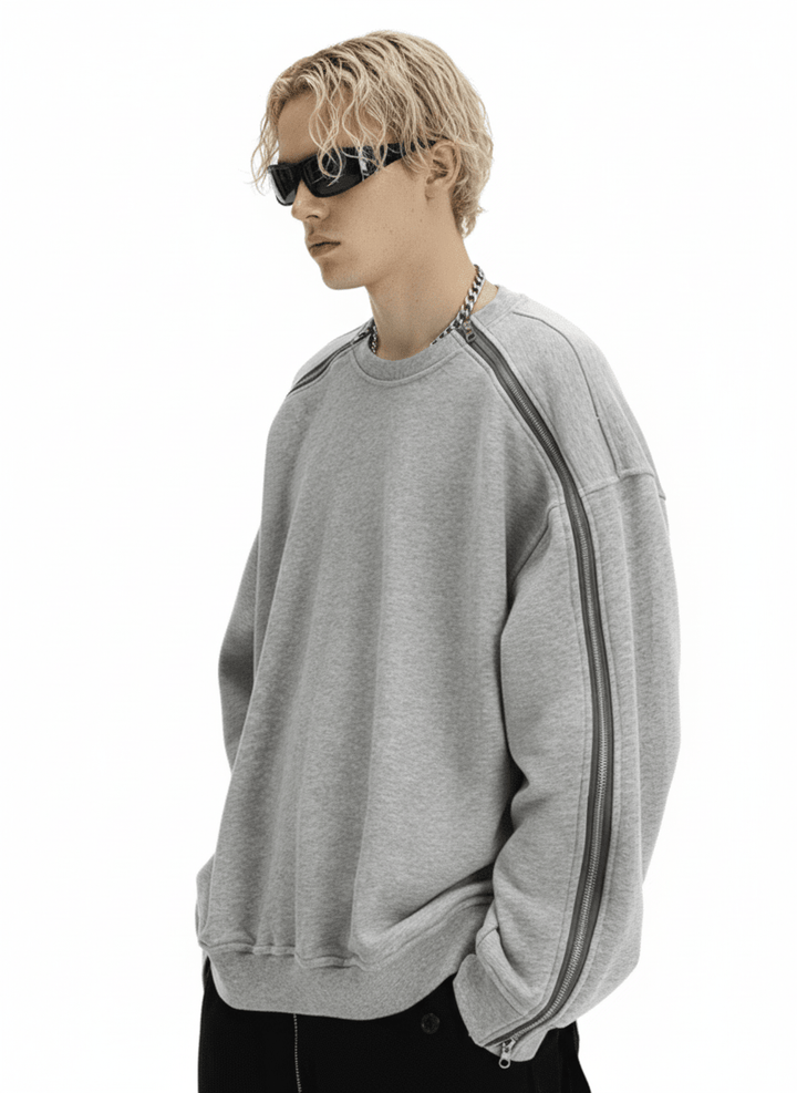 Double Zipper Sweatshirt na1981