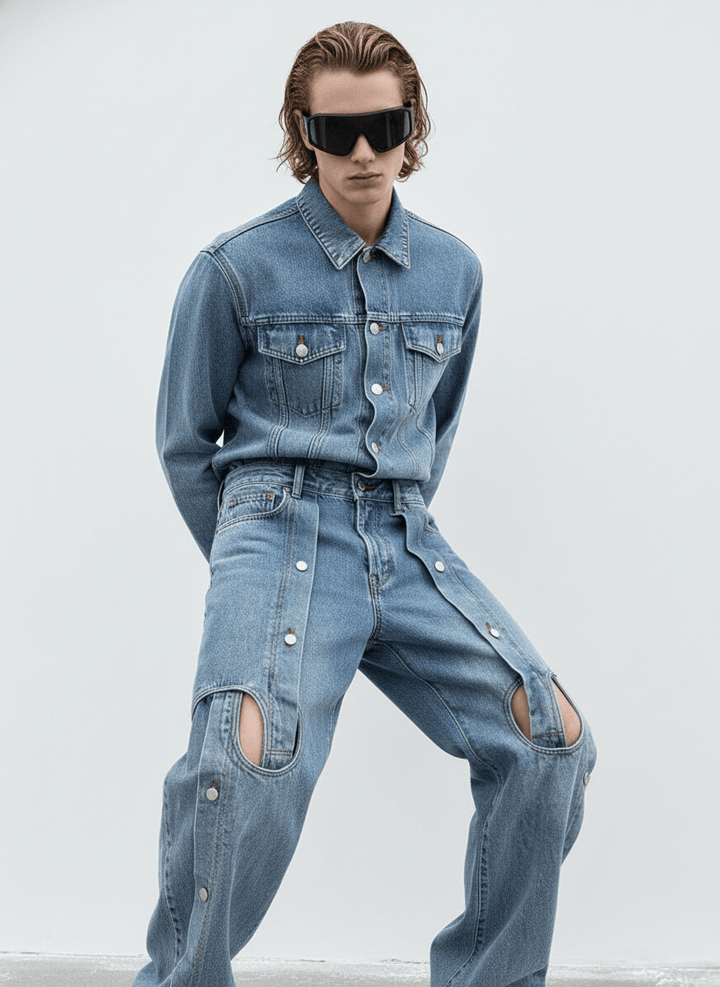 straight wide-leg jeans na1355