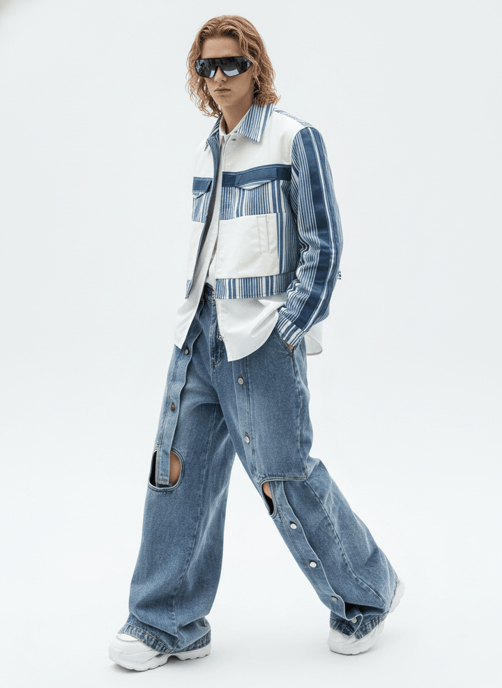 straight wide-leg jeans na1355