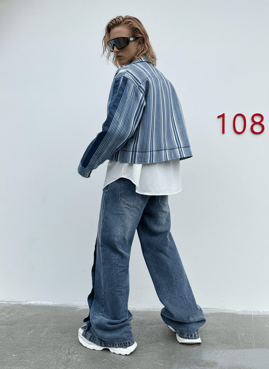 straight wide-leg jeans na1355