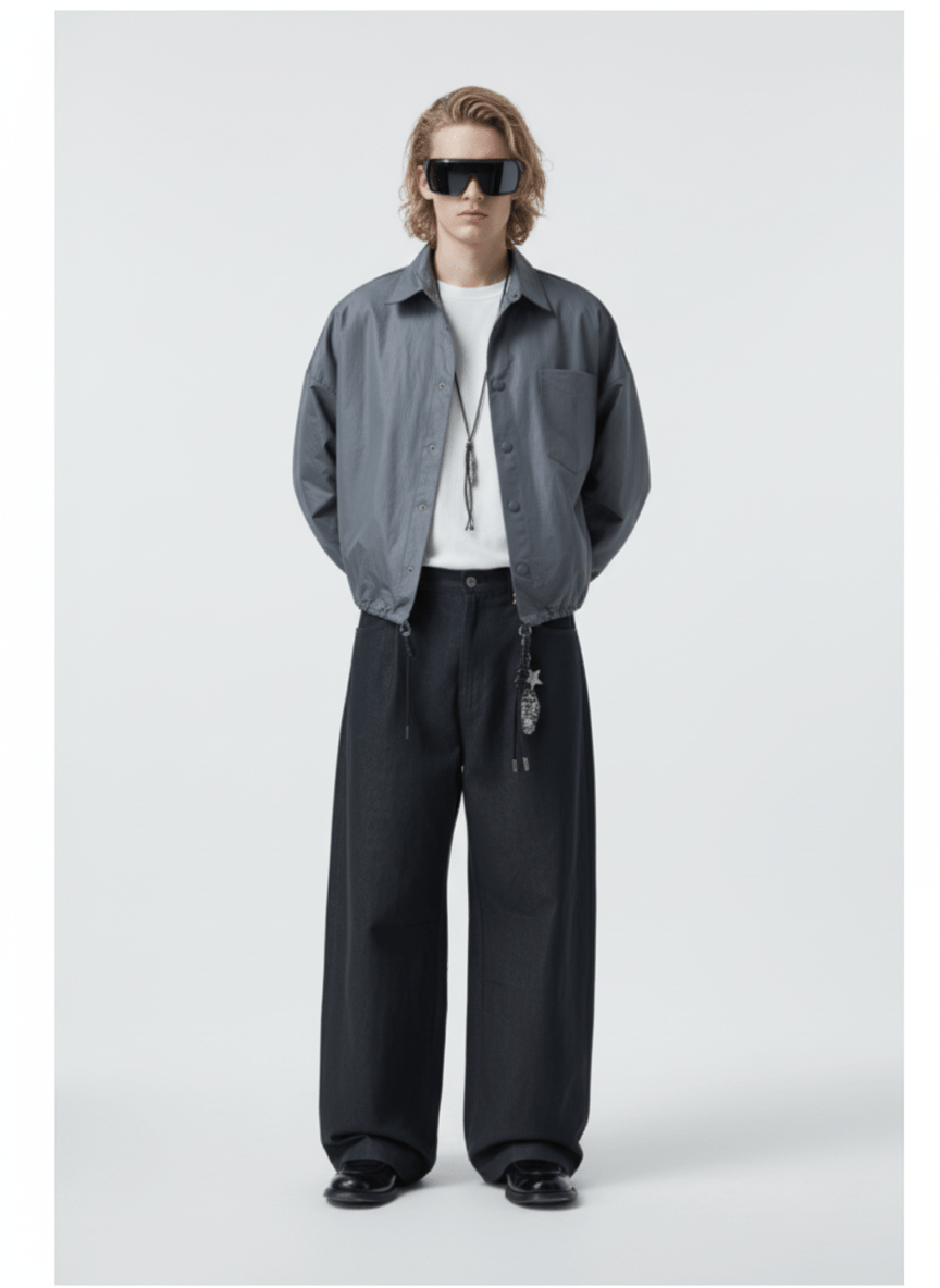 [Nanostudio] Nylon Shirt Jacket na2195