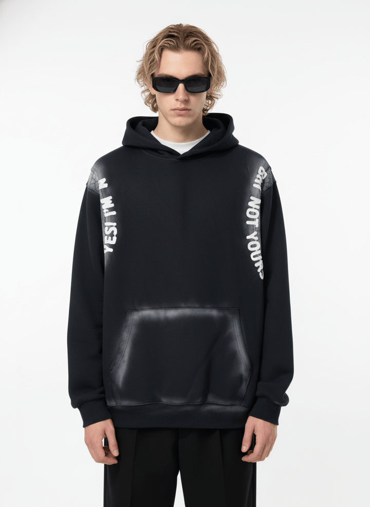 【Nanostudio】Fade Effect Vintage Hoodie  na2206