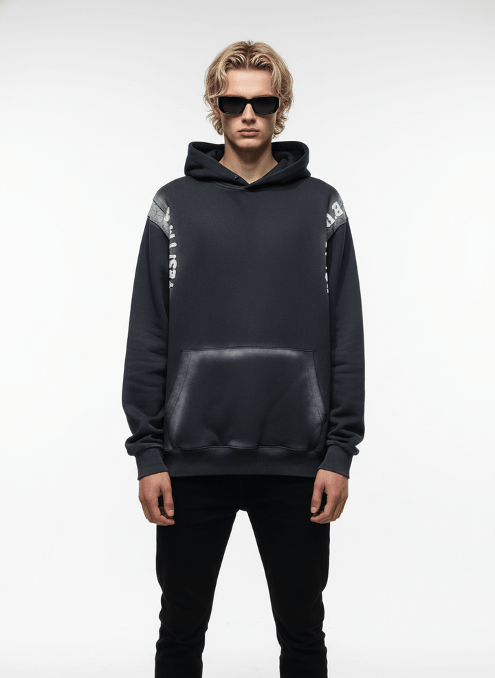 【Nanostudio】Fade Effect Vintage Hoodie  na2206